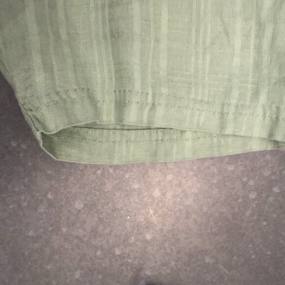 Tommy Bahama 100% Linen Green Short Sleeve Shirt – Size XL - Picture 12 of 13